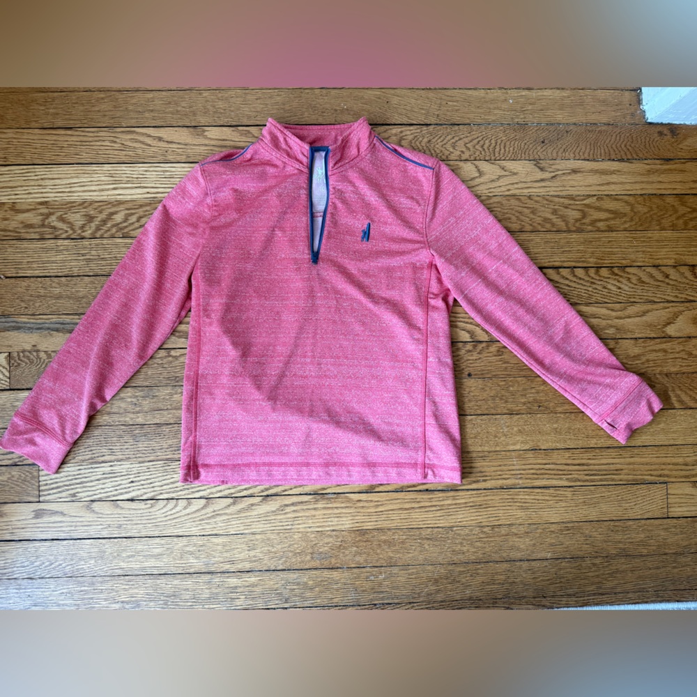 johnnie-O Kids Homan Performance 1/4 Zip Pullover - Size 10